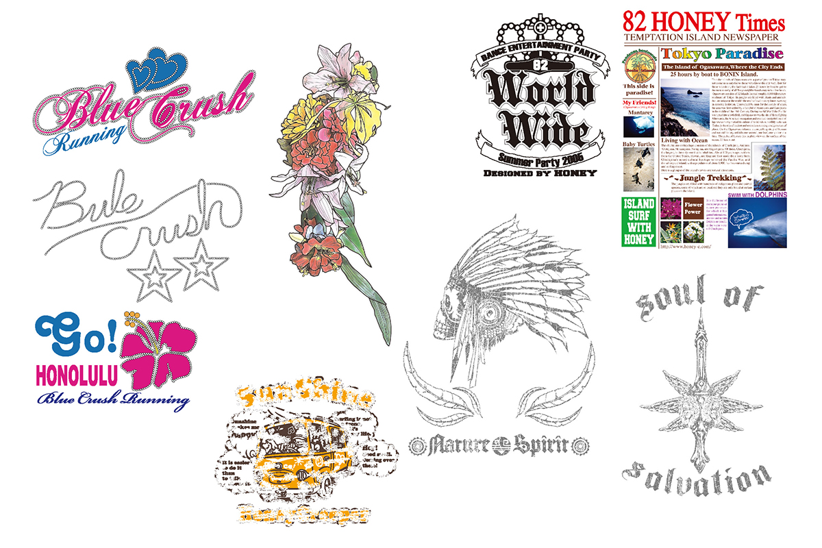 丸子図按・アパレル向けグラフィックデザイン