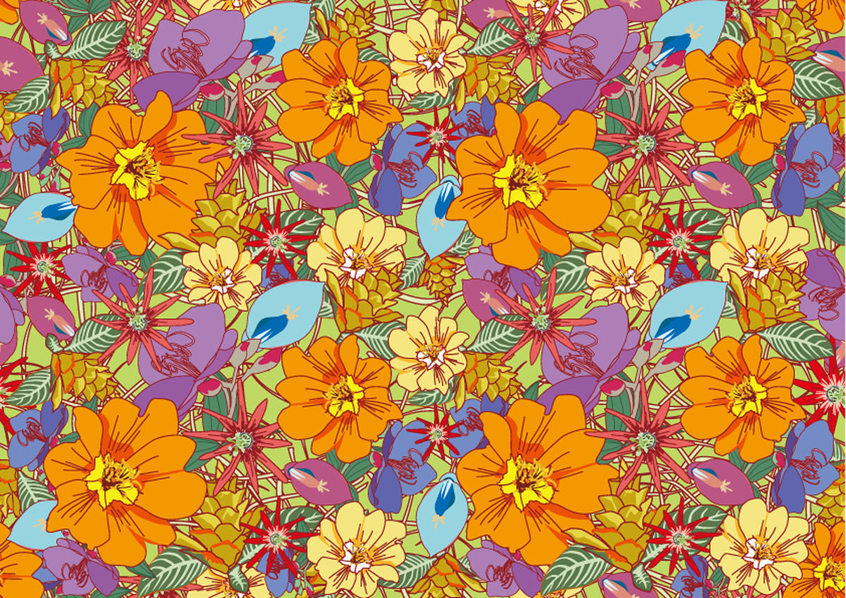 丸子図按・テキスタイルデザイン